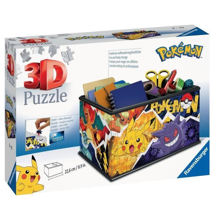 Pokémon Storage Box 3D Puzzle - Ravensburger - 216 Pieces - Ages 8 and Up
