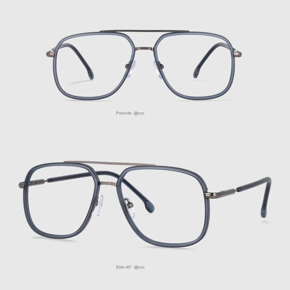 53947 Plastic Titanium Men Women Anti Blue Light Glasses Frames TR90 Fashion Computer Eyeglasses