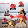 Pet Life Jacket Shark Fin Shape Safety Vest for Dog Summer Adjustable in Pool Surfing Drifting Dog Life Vest Reversible Safety