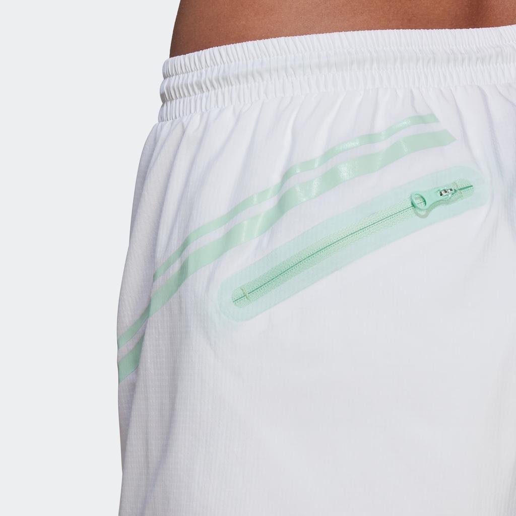 Adidas X Stella McCartney Color Block Striped Sports Shorts Women Shorts White HD9119