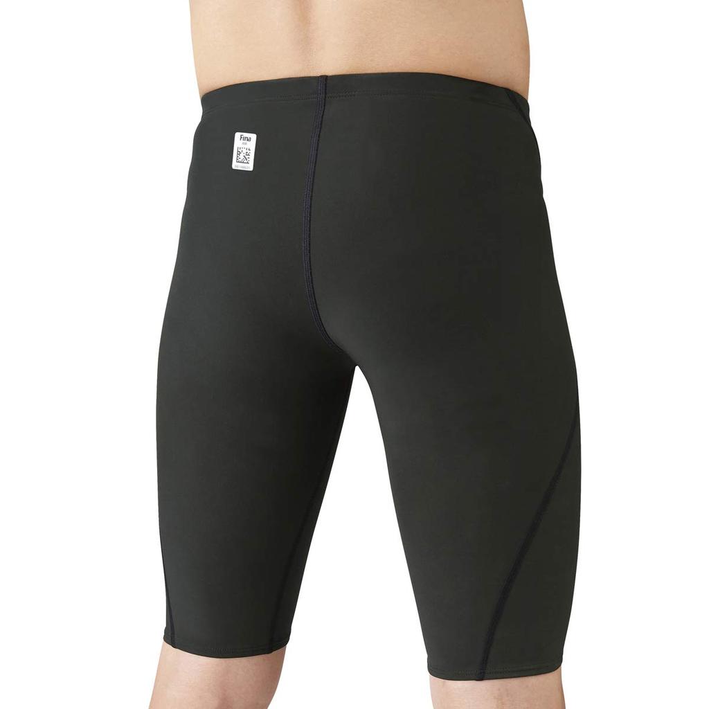 Arena Competitive Swimsuit for Men for Races Half Spats SS Size for Competitions Stretch Fabric [FINA Approved] [AQUAFORCE FUSION-Tri] ARN-1011M