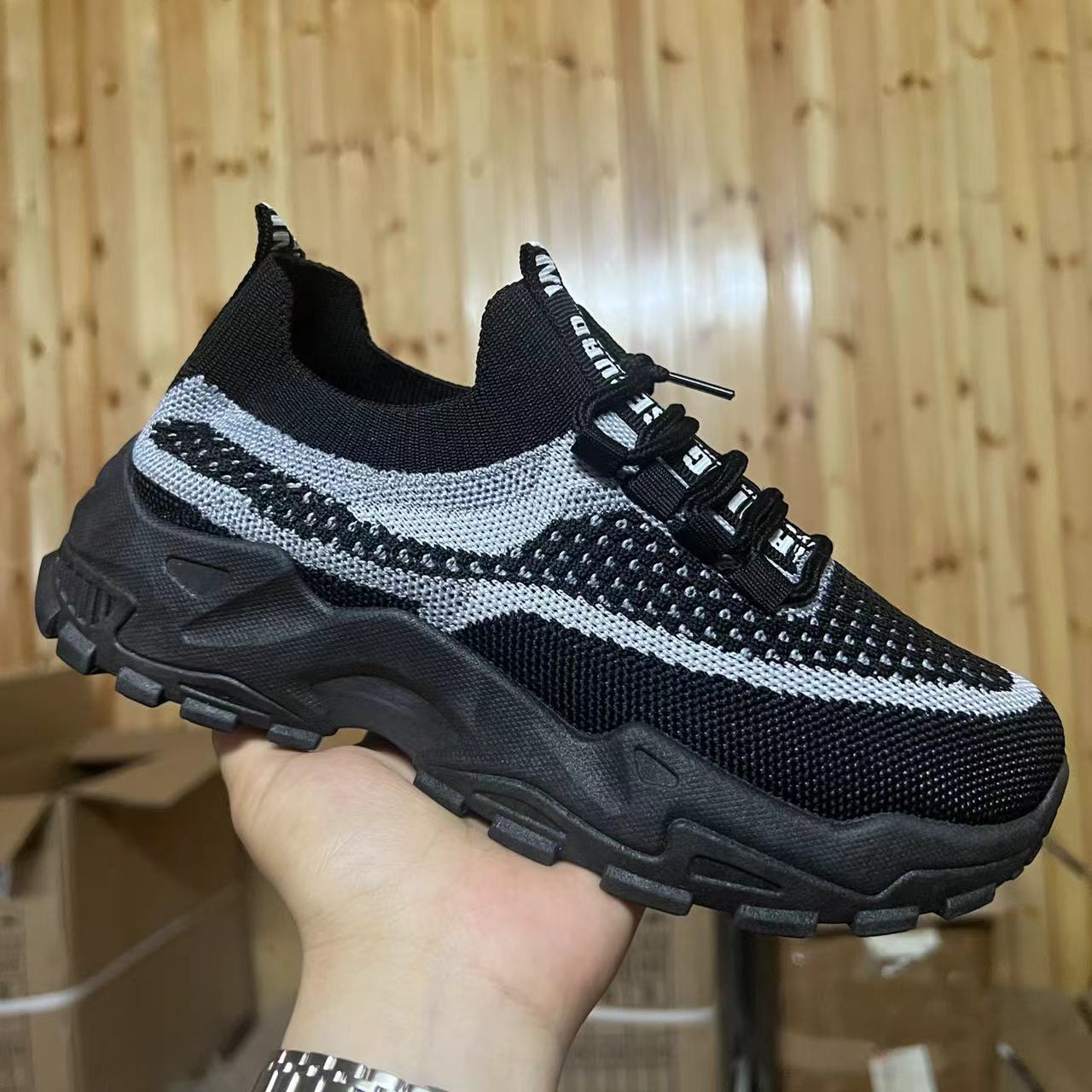 

Женская обувь весна и осень универсальная дышащая повседневная обувь корейская версия спортивная обувь женский тренд сетка мягкая подошва плетение муха спортивная 40