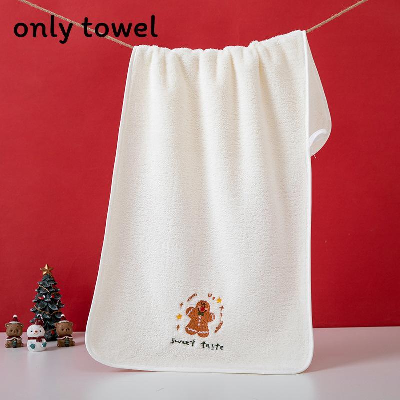 Holiday Festive Absorbent Cleaning Cloths With Embroidered Design For Gift Exchange