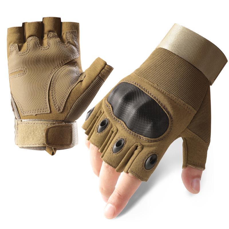 Men's Z902 Outdoor Half-Finger Tactical Gloves for Cycling, Sports, and Military Training