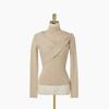 Gnarly Twist Point Half Neck Slim Pullover Eq4kl264