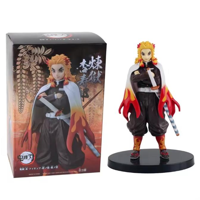 Hot Demon Slayer Anime Figure Tanjirou Agatsuma Zenitsu Kyoujurou Anime Model Action Figure PVC collection Toy for Kids Gift
