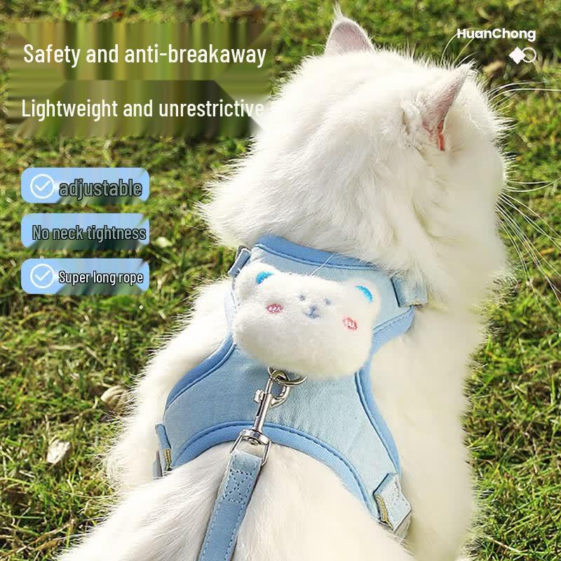 Pet Anti-Escape Adjustable Vest Harness Leash Set