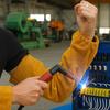 High Heat Resistance Leather Welding Arm Guards Cut Resistance Welding Arm Covers  Industrial Use