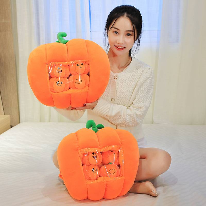 Doll Pumpkin Visual Hand Warmer Halloween Gift Home Decoration Pillow Sleeping