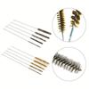5/10pcs Cleaning Brushes Stainless Steel Brass Cylinder Wire Tube Pipe Cleaning Brush For Power Drill Descaling Rust Removal