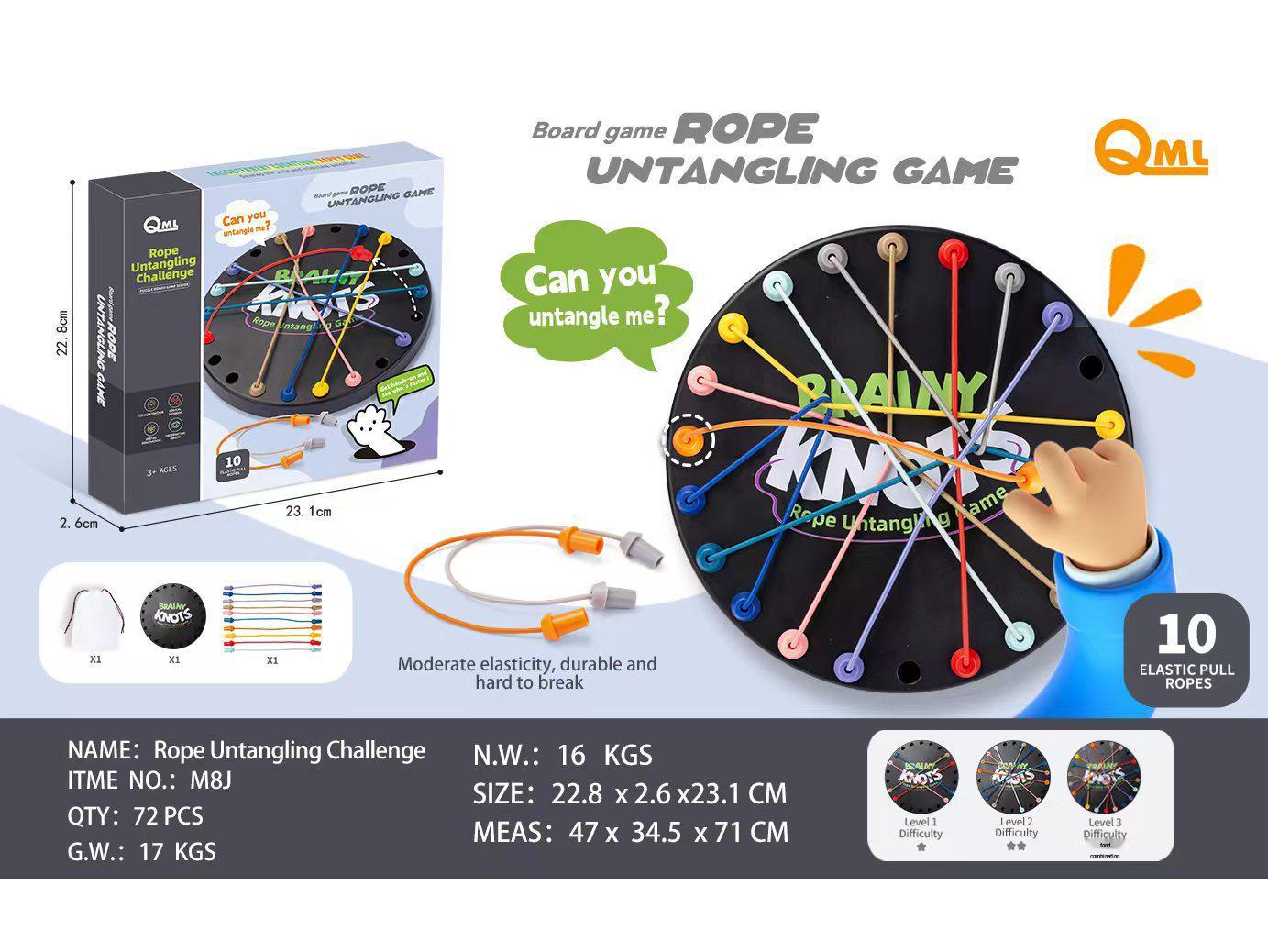 

Children s Puzzle: Knotting Series Logic Toy