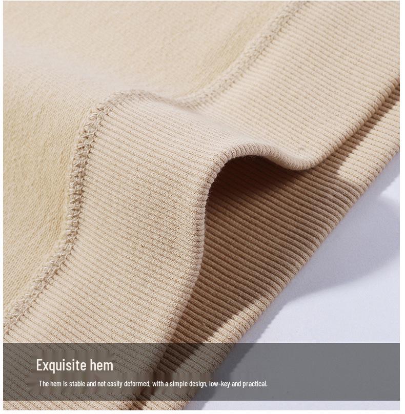 Men's Fleece-Lined Youth Pullover - Loose Fit Autumn/Winter Casual Top