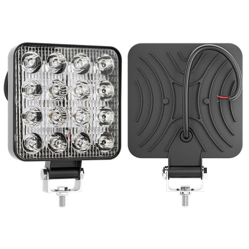 1PC LED work light 4 inch square 16 light 48W modified headlight spotlight headlight