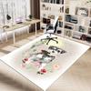 1PC Dog Flower Extra Large Non Slip Floor carpet, Office, family, bedroom Large Area Rug Indoor Rugs, Vibrant Colors