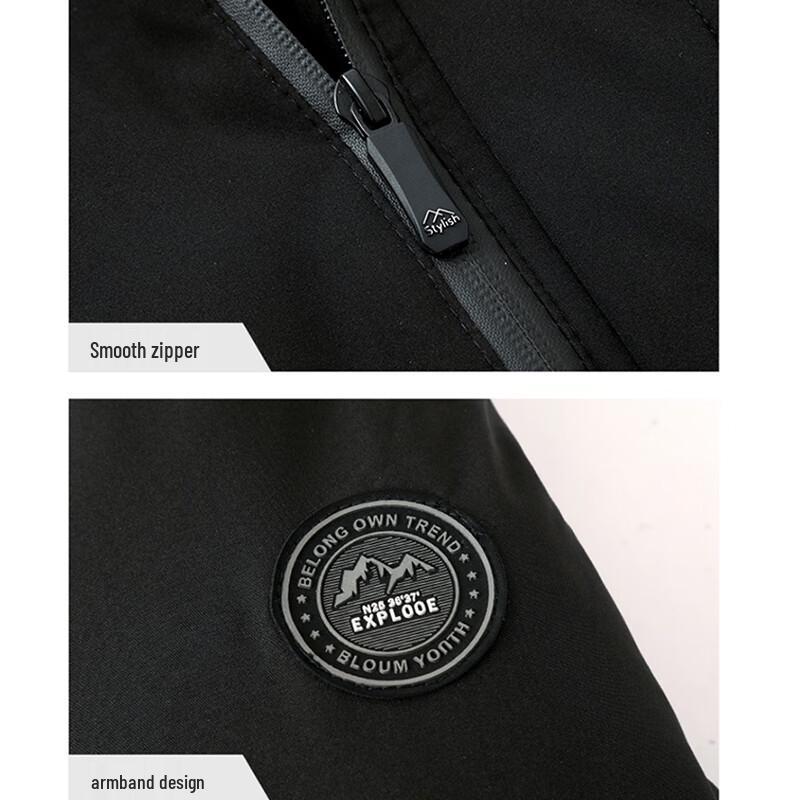 ROMON Men's Business Casual Padded Winter Jacket