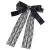 Gothic Girl Exquisite Hair Accessories Lolita Japanese Lace Ponytail Hair Clip Cute Bow Hairpins Bag Decoration