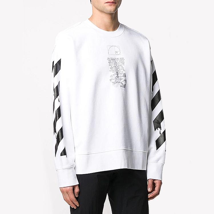 Off-White OFF WHITE SS20 Sweatshirt Men's White OMBA037R20E300050110