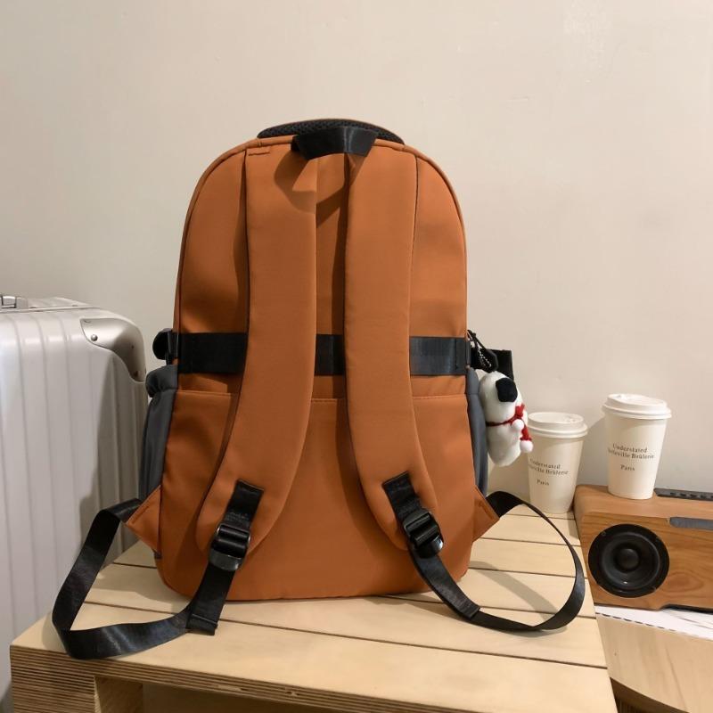 New Schoolbag Retro College Style High School Student Backpack Flow College Student Couple Backpack