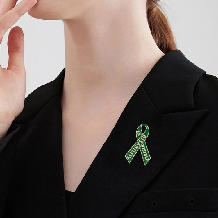 Sunflower Ribbon Brooch Metal Badge Pin for Charity Event Participants and Fashion Lover of All Ages Clothing Decors