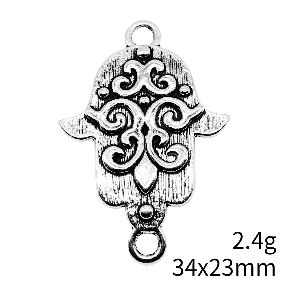 NewArrivals Charms For Necklace Hamsa Hand Talisman Amulet Charms Pendant Biz Phone Pendant
