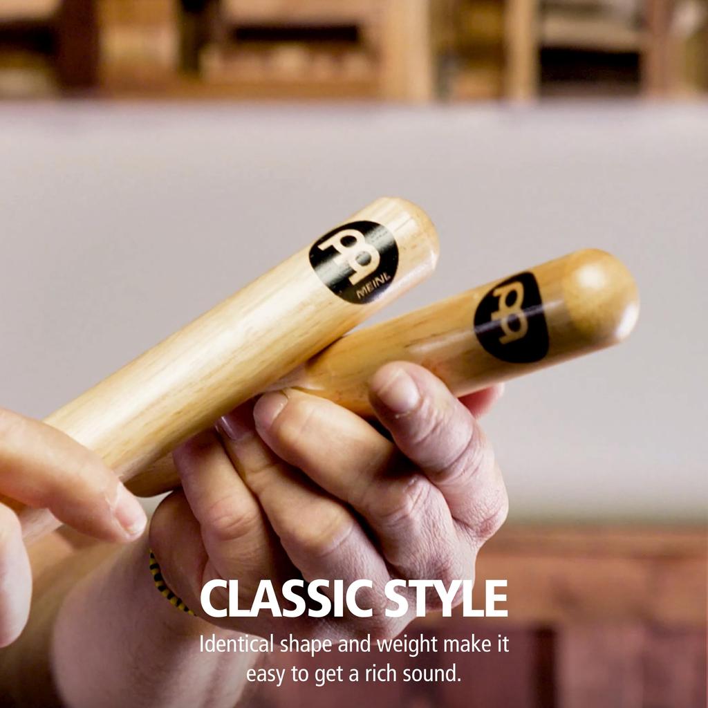 MEINL Percussion Classic Hardwood Claves CL1HW (Domestic Genuine Product)