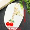 Cherry Keychain Drip Oil Alloy Pendant Bag Charm Gift