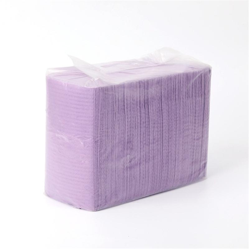 125pcs Disposable Nail Art Table Mat Waterproof Beauty Paper Sheets Salon Pad for Home and Personal Use