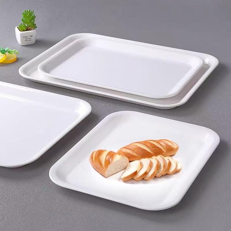 Lufenglai 15-inch Rectangular Melamine Serving Tray