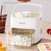 Press Ice Cube Moulds,Freezer Ice Maker,1 Tongs,2 Trays,Ice Cream Machine,Ice Bucket for Beer Quick-freeze Kitchens Accessories