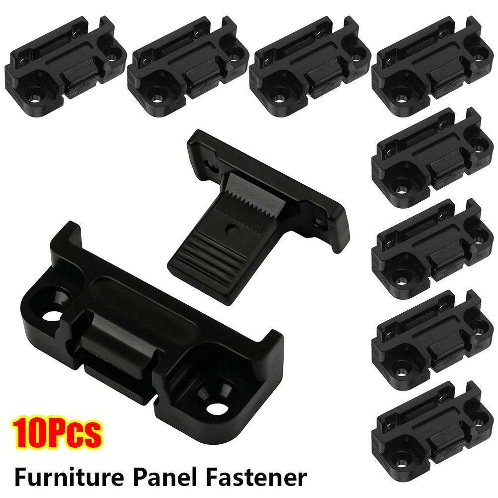 10Pcs Quick Release Cabinet Connectors Wall Panel Fastener  for Kitchen Cupboard Wardrobe Table Top
