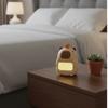 Cartoon Capybara Night Light Silicone Bedside LED Clock Cute Capybara Alarm Clock  Living Room