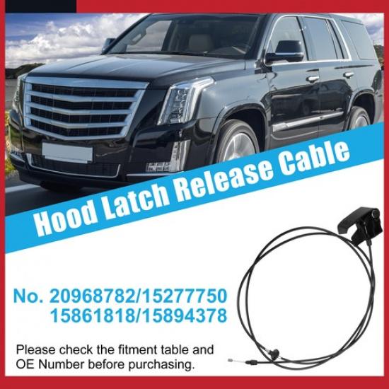 Pack of 1 for Chevrolet Silverado Hood Release Cable No.20968782/15894378