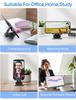 ARZOPA Portable Foldable Portrait or Landscape Height Ergonomic Aluminum Alloy Portable and Easy to Compatible with iPad iPad Game and Inch Tablet,
