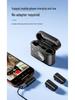 SX101 Wireless Lavalier Microphone with AI Noise Reduction for Live Streaming and Recording