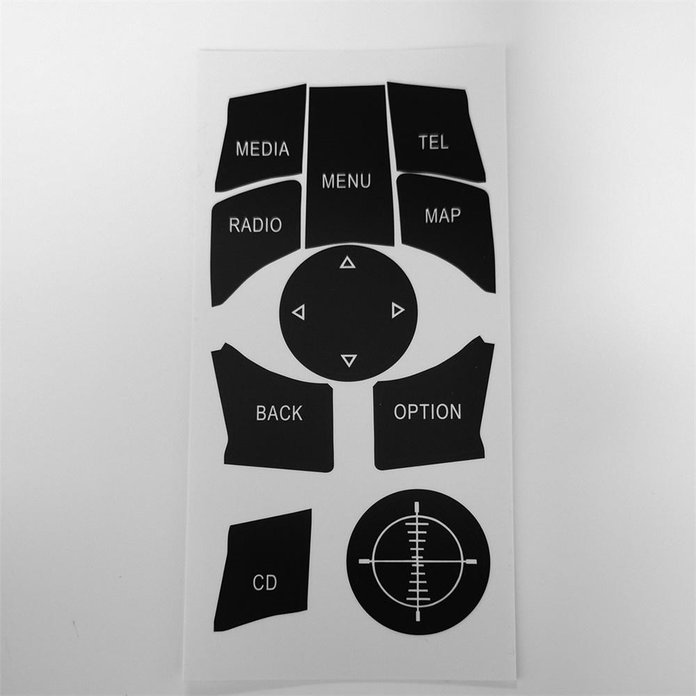 New 1 Set Button Repair Decal Stickers For BMW 3 Series E90 E92 E93 iDrive 2009-2011