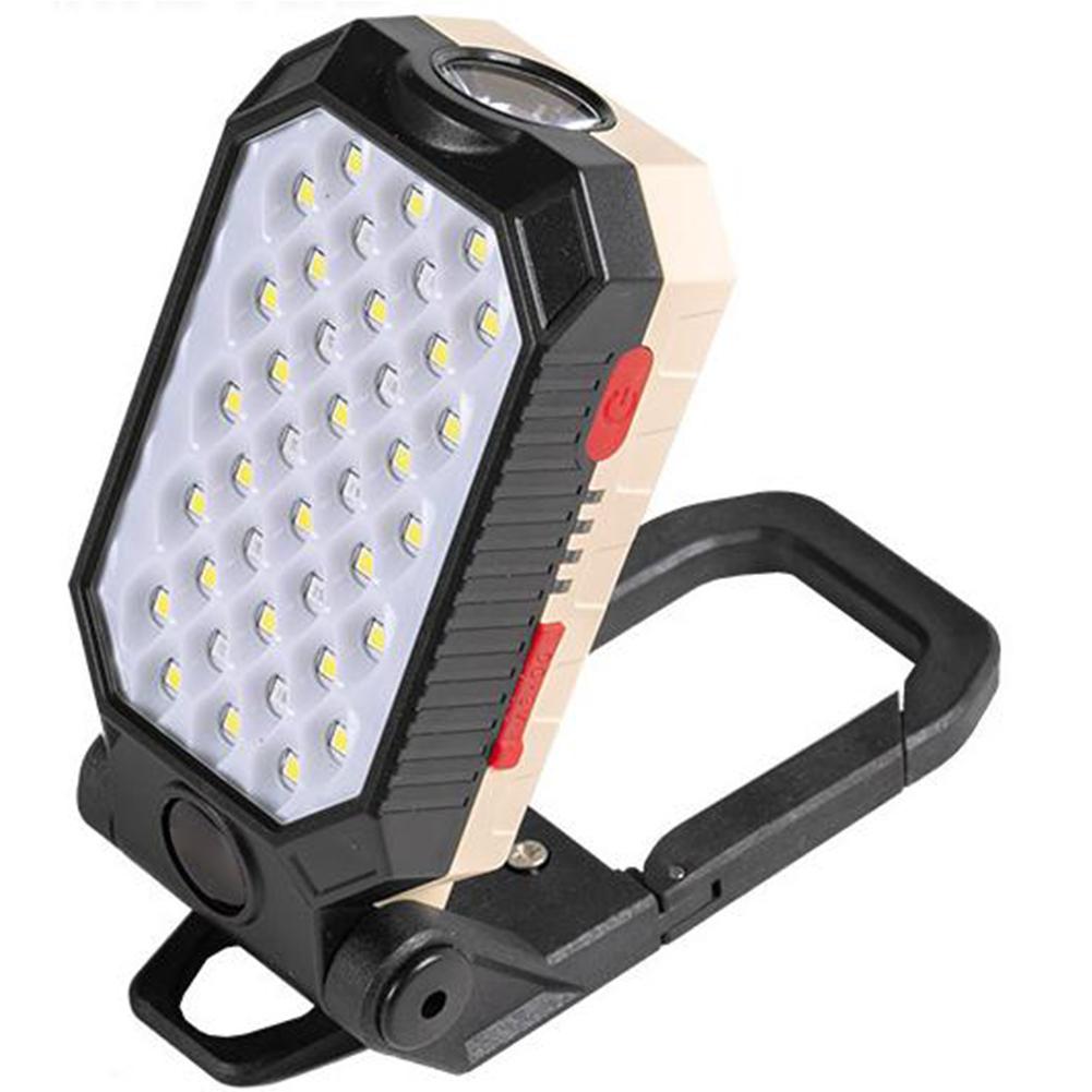 Cob Work Light With Strong Magnet 4 Lighting Modes Usb Rechargeable Multi-Function Maintenance Flashlight For Night Camping Emergency Repair