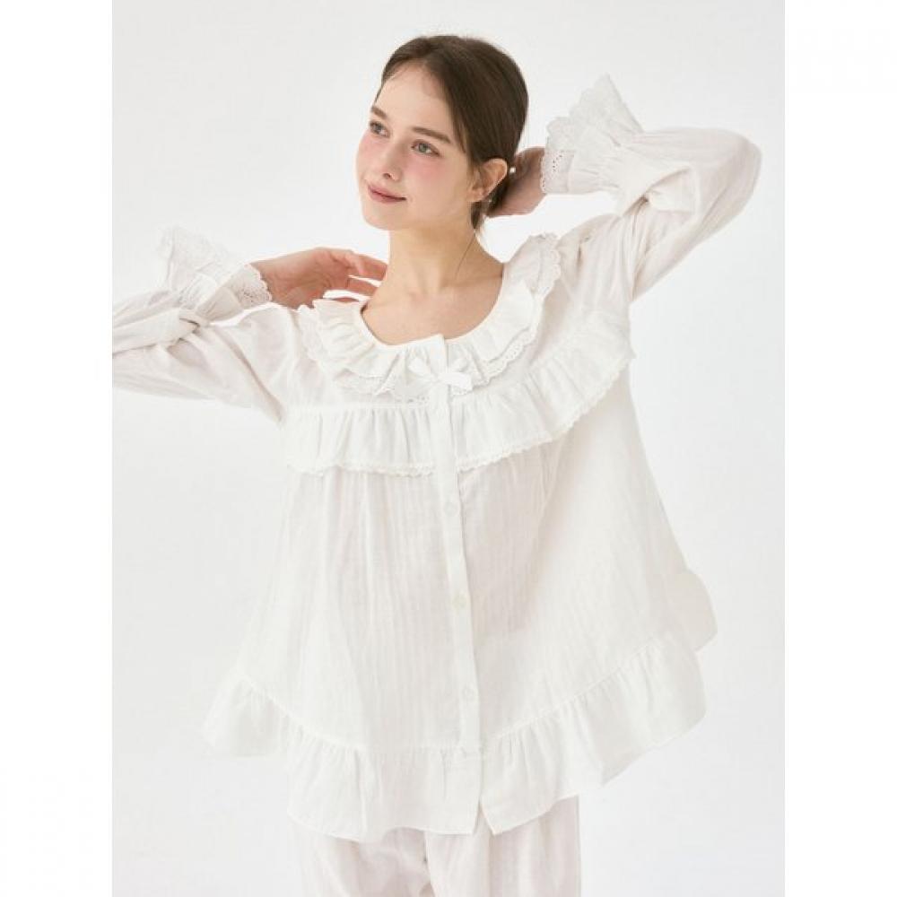 Lunaluz Women S Long Sleeve Round Neck Two Piece pajamaS