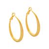 European and American Exaggerated Circle Earrings, High-end Sense, Personalized Brushed Light Luxury Earrings, Large Circle Temperament