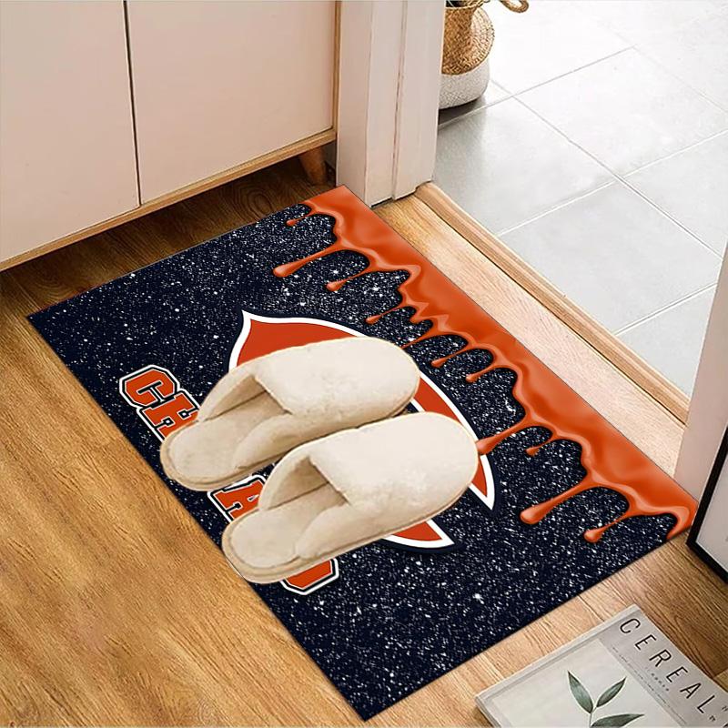 Chicago Bears Logo Rug Game Carpet, Floor Mat for Bedroom Living Room Entryway Rug, Home Decor Idea Gift for Christmas birthday