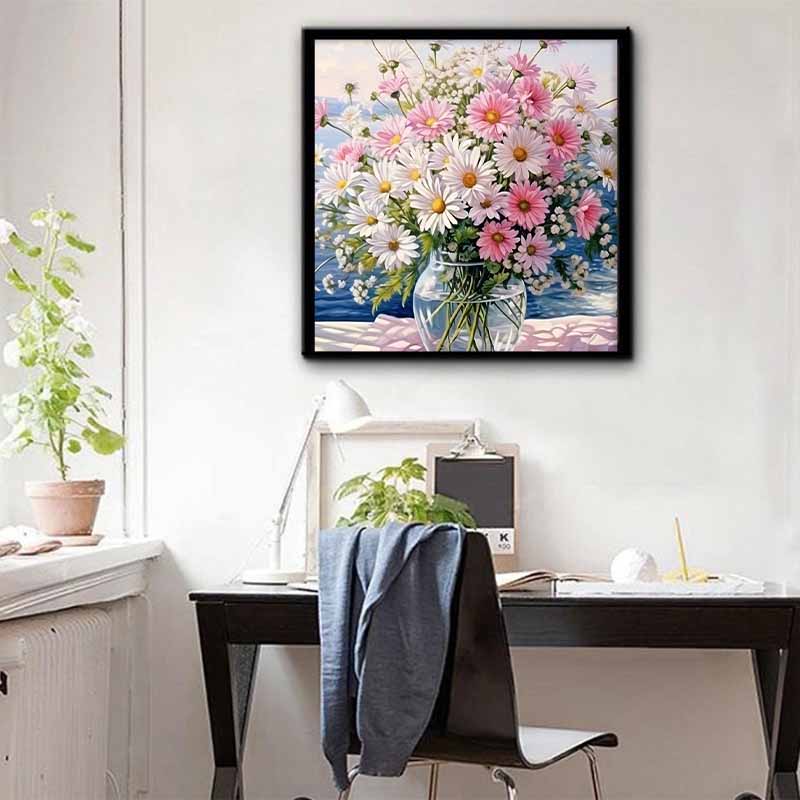 New Arrival 5D DIY Full Circle Diamond Painting "Bouquet" Embroidery Cross Stitch Home Decor Gift