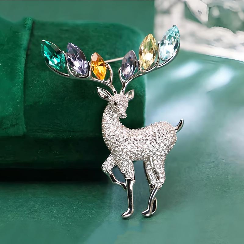 Attractive Elk High-end Female Exquisite Animal Sense Brooch