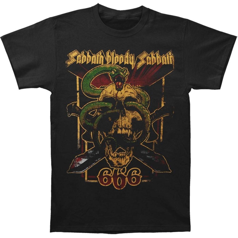 Black Sabbath Bloody Sabbath 666 T-shirt Large Black Unisex T-Shirt S