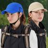 Quick-dry Women Baseball Cap for Surfing Sports Summer Sun Hats Outdoor Travel Men Riding Cap with Hideable Windproof Rope