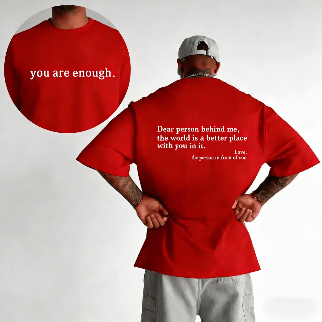 Summer Mens Tshirt with Fashionable Letter Print Y2K Trendy Style Casual Sportswear Pure Cotton Streetwear for Men