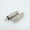 10pcs F Type male Female To RCA Male female jack plug Connector Silver RF Adapter Coax Coaxial Converter metal