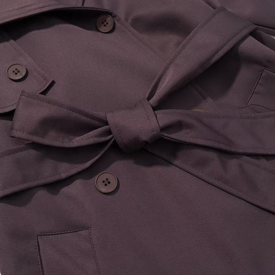 European and American Style, New Women's Clothing, Fashionable, Casual, Versatile, Thickened Long Trench Coat