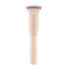 New Single Three-color Hair, Flat Head Foundation Brush, Blush Brush, Loose Powder Brush, Thick Bristles, Seamless, Convenient Makeup Now