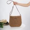 Handmade Straw Weaving Casual Versatile Trend Simple Small Leather Brand Messenger Bag