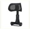 Foldable Backrest for Electric Scooter Motorcycle, Adjustable Lumbar Support, Rear Seat Waist Cushion for E-bike.