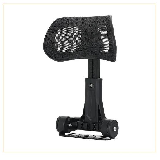 Foldable Backrest for Electric Scooter Motorcycle, Adjustable Lumbar Support, Rear Seat Waist Cushion for E-bike.